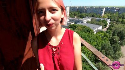 Pelajar Sensual Menyebalkan Orang Asing di Pedalaman - Cum Di Wajahnya